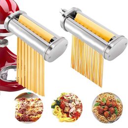 Processors Pasta Maker Stainless Steel Spaghetti Roller Stand Type Mixer Noodle Press Attachment Kitchen Tool for Manual Noodle Makers