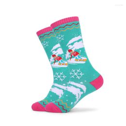 Sports Socks Winter Cotton Children's Warm Ski Thicker Cushion Snow Skating Thermal Girls Boys Thermosocks 1Pairs