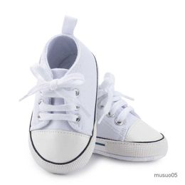 Sandals New Canvas Classic Sports Sneakers Newborn Boys Girls First Walkers Infant Toddler Soft Sole Anti-slip Baby Shoes