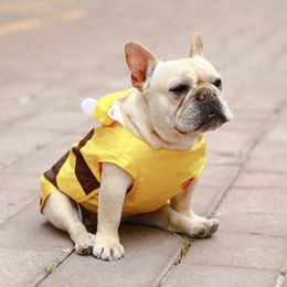 Dog Apparel French Bulldog Raincoat Funny Dog Clothes Waterproof Jacket Pug Dog Clothing Outfit Garment Frenchies Dog Costume Apparel 230504