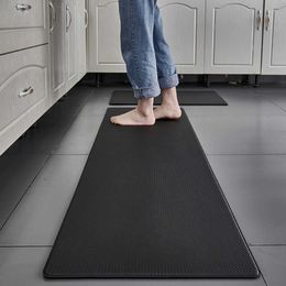 Rugs Kitchen long anti oil stain floor mat bathroom waterproof and anti slip floor mat PVC material 45 * 180cm