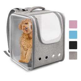 Carrier Pet Dog Carrier Backpack Breathable Cat Travel Outdoor Shoulder Bag For Small Dogs Portable Packaging Carrying Pet Supplies