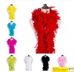 2yard fluffy White TurkeyFeather Boa About 40 Grammes Clothing Accessories chicken Feather CostumeShawfeathers for crafts party