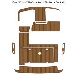 Four Winns 238 Vista Swim Platform Cockpit Boat EVA Foam Teak Deck Floor Pad Mat