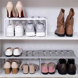 Storage ABS Extensible Shoe Rack Storage Shelf Shoe Organiser Holder Under Sink Storage Rack Cabinet Organiser Household