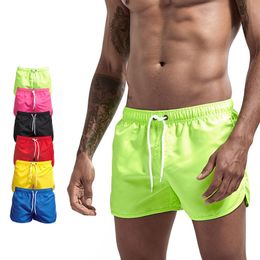 Men's Swimwear Men Swimsuit Sports Running Beach Shorts Board Pants Swim Trunks Quick Dry Gym Swimming Surffing Shorts Beachwear 230503