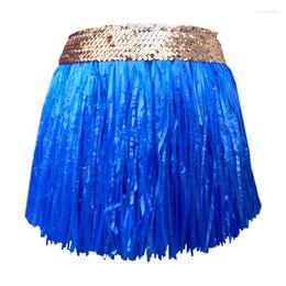 Decorative Flowers Arrived 9colors 3-12years Kids Hawaiian Hula Grass Skirt For Party Decoration