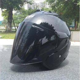 Motorcycle Helmets 3 Helmet Half Open Face Men Women Casco Vintage Scooter Jet Retro Pare Moto Cascos Para Ra5