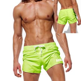 Men's Shorts Men's sport running beach Short pants Hot sell swim trunk pants Quickdrying movement surfing shorts GYM Swimwear for Male Z0504