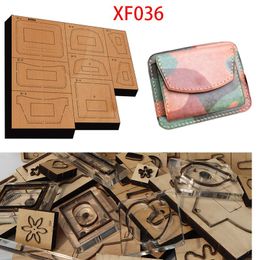 Wallets New Japan Steel Blade Wooden Die Wallet Leather Craft Punch Hand Tool Cut Knife Mould Flip the purseXF036