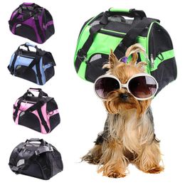 Carrier Softsided Carriers Portable Pet Sling Bag Pink Dog Carrier Bags Blue Cat Carrier Outdoor Travel Breathable Pets Handbag