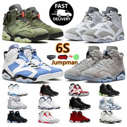 Basketball Shoes Jumpman 6 6s Cool Grey Toro University Blue Red Oreo Georgetown Midnight Navy Cactus Jack Black Infrared mens trainers outdoor sports sneakers 36-47