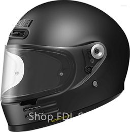 Motorcycle Helmets Helmet Matte Black Full Face Glamster Retro Riding Cascos Moto Motocross