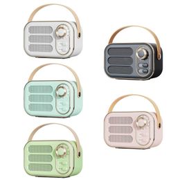 Portable Speakers Retro Wireless Bluetooth Speaker Retro Decor Cute Vintage Kitchen Desk Bedroom Office Party Speaker For Devices