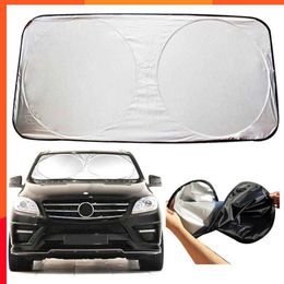 New Global Large Car Windshield Front Window Folding Uv Reflector Sun Shade