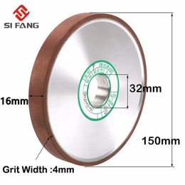 Slijpstenen 150mm 150Grit parallel Diamond Grinding Wheel Grinder Disc for Mill Sharpening Tungsten Steel Carbide Rotary Abrasive Tools