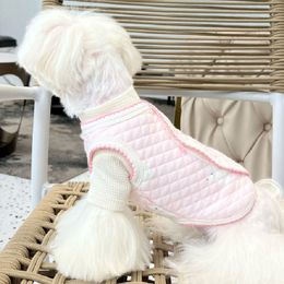 Dog Apparel Winter Dog Vest Coat Puppy Doggy Small Dog Costume Apparel Pomeranian Clothes Yorkies Maltese Poodle Bichon Schnauzer Clothing 230504