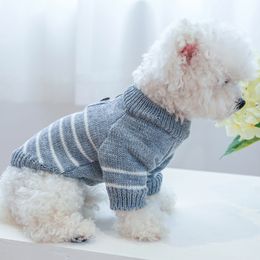 Dog Apparel Winter Dog Sweater Knit Apparel Cat Dog Clothes Maltese Pomeranian Yorkshire Terriers Poodle Bichon Shih Tzu Schnauzer Clothing 230504