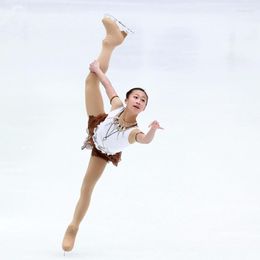 Stage Wear Customization Figure Ice Skating Dress/ Twirling/Dance Costume/Tap Leotard MADE TO FIT Color Can Be Chosen By Itself