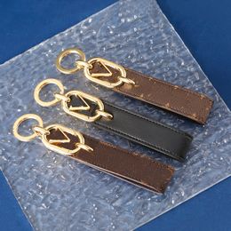 Alloy Leather Lanyards Luxury designer Key chains Top Car Keychain Bag Hanging Machine Fashion Letter Keychain