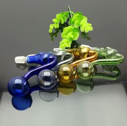 Smoking Pipes Aeecssories Glass Hookahs Bongs Coloured Skeleton Glass Burner