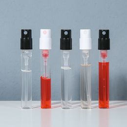 1ML 1.5ML 2ML bayonet perfume sub-bottling small sample bayonet test tube bottle glass empty bottles 200pcs/lot