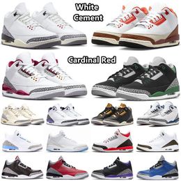 III Basketball Shoes Mars Stone White Cement Wizards Cardinal Red Black Gold Kumquat Pine Green Lucky Green Dark Iris Sport Sneakers for Men and Women