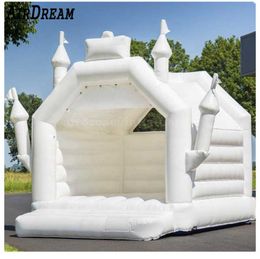 3x3m High quality White wedding inflatable bouncy castle bounce house jumper new model 4m/5m inflatables jumping castles bouncer for weddings party