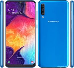 تم تجديده Samsung Galaxy A50 A505 6.4 بوصة Octa Core 4GB RAM 64GB ROM 25MP غير مؤمن 4G LTE Android Smart Phone 1PC