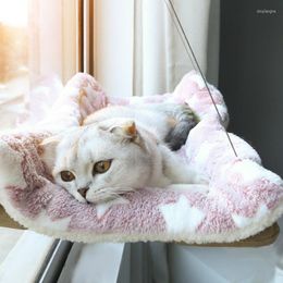 Cat Beds Cute Hanging Gatos Window Hammock Bearing 20kg Cama De Gato Comfortable Pet Bed Shelf Seat Easy To Install Chats