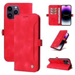 Retro PU Leather Flip Stand Wallet Cases for iPhone 14 Pro Max 13 12 11 XS XR X 8 7 Plus Shockproof Card Slots Holder Cards Bag Pocket Phone Cover