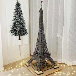 Blocks Classic In Stock City Eiffel Tower Creator Expert Building Model Compatible 10307 10001Pcs Assembly Blricks Kid Toys Gift 230504