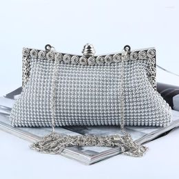 Вечерние сумки золотые сцепления мешки с блестками дизайнер бусин элегантная женская вечеринка винтажная свадебная сумочка серебряная сумочка