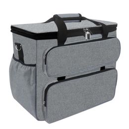 Storage 1 Pcs Grey Sewing Machine Accessories Storage Container Bag Household Sewing Machine Accessories Storage Bag