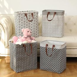 Organization Square Hamper Laundry Basket Foldable Clothes Storage Box Waterproof Large Capacity Sundries Baskets for Organizing