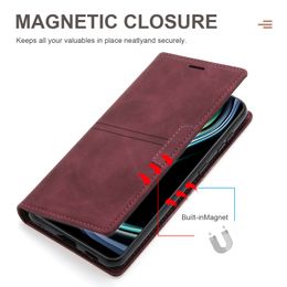 Magnetic PU Leather Case For Moto E13 E22 E22I E22S E32 E32S G13 G22 G23 G31 G41 G42 G51 G52 G53 G62 G71 G72 Card Slot Book Cover