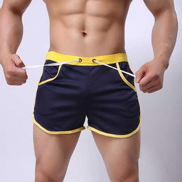 Men's Shorts New Summer Mens Brand Sport Running Shorts Slimming Men Black Bodybuilding Short Pants Male Fitness Gyms Shorts for workout Z0504