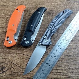Y-START JIN02 Axial Folding Knife D2 Satin Blade Ball Bearing Washer G10 Handle 3 Colours Hunting EDC Outdoor Pocket Knife