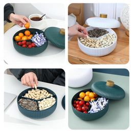 Plates Useful Nut Tray Thick PP Candy Box Large Opening Classification Potato Chips Cookie Bar Coffee Shop Serving Snack