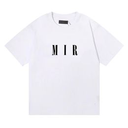 Amaris Limited edition designer t shirt of 2024 rabbit year new couples tees street wear summer fashion shirt splash-ink letter print design couple short sleeves c17