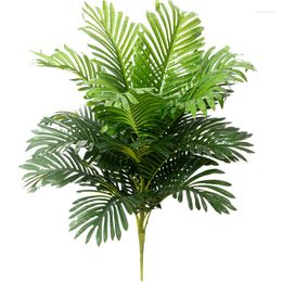 Decorative Flowers 75cm Tropical Tree Large Artificial Plants Fake Palm Leafs Plastic Potted Floor Coconut For Home Garden Wedding Decor