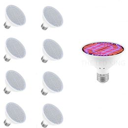 Bulbos 10x Planta LED Grow Light Full Spectrum Flor Lâmpada Lâmpada E27 Para Phyto Hidropônico Interior iluminado