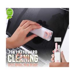 Cleaning Brushes 7In1 Computer Keyboard Cleaner Brush Kit Earphone Pen For Headset Tools Keycap Pler Drop Delivery Home Garden House Dhavb