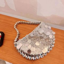 Evening Bags Handbags For Women 2023 Designer Luxury Rhinestone Diamonds Clutch Bag Crossbody Shining Diamond Party Purse