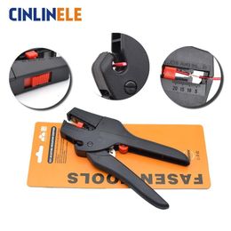 Tang Stripping Pliers Automatic 0.082.5mm 2813AWG Cutter Cable Scissors Wire Stripper Tool FSD3 Multitool Adjustable Precision