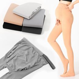 Women Socks Belly Adjustable Pregnant Pantyhose Thickened Stockings Autumn