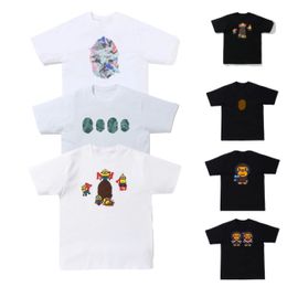 T-Shirt Women Designer t shirt Monkeys Colorful eggs man Sweatshirt Mens Graphic print tshirt Summer Trend Short Sleeve Casual shirts Top