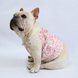 Dog Apparel french bulldog dog dress skirt summer pet clothing Pomeranian bichon poodle Schnauzer pug clothes corgi costume apparel dresses 230504