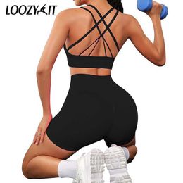 Yoga Outfit Yoga Set Gym Set Workout Clothes for Women Seamless Leggings Sports Bra Suit Female Clothing High Waist Shorts Women Tracksuit cool P230504