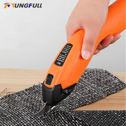 Scharen USB Charging Cordless Electric Scissors Fabric Cutter Electric Cutter Fabrics Electric Scissors For Cutting Fabrics 2pcs Blade